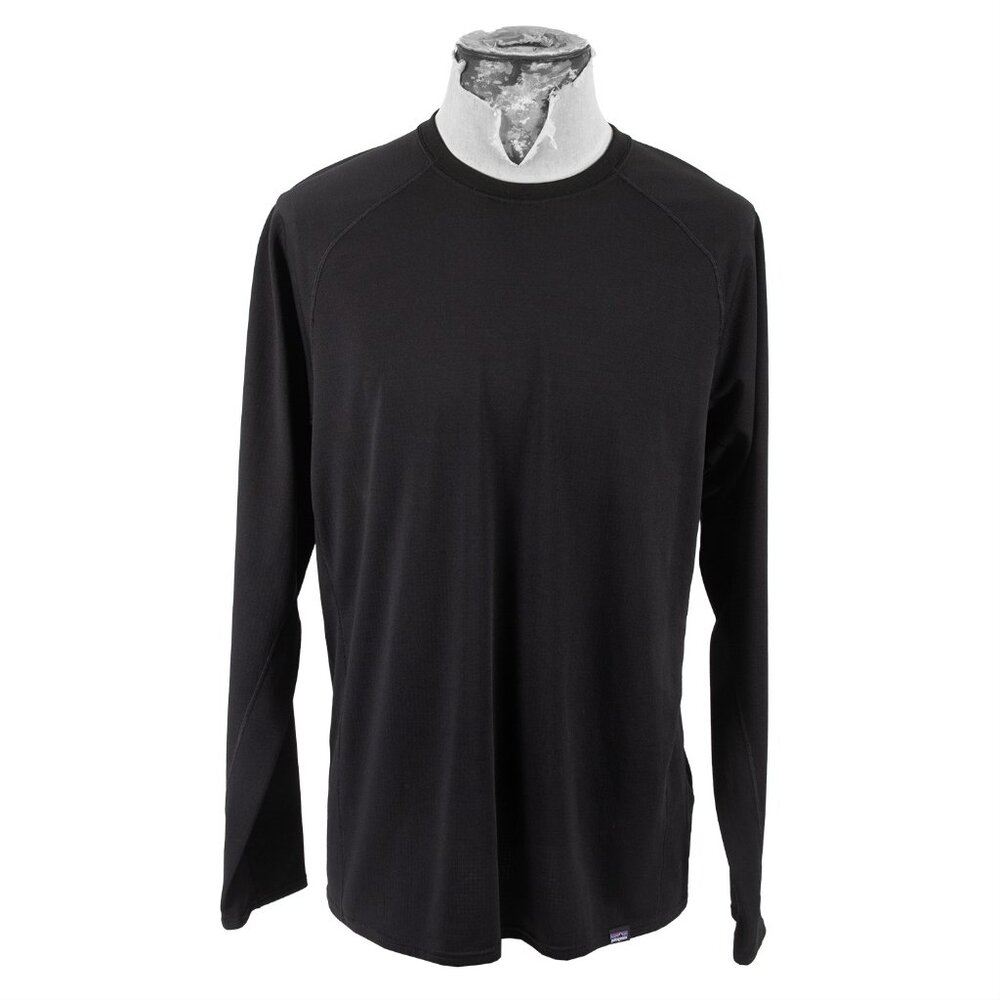 Patagonia Midweight Capilene Long Sleeve Baselayer Polartec Black Men's size XL